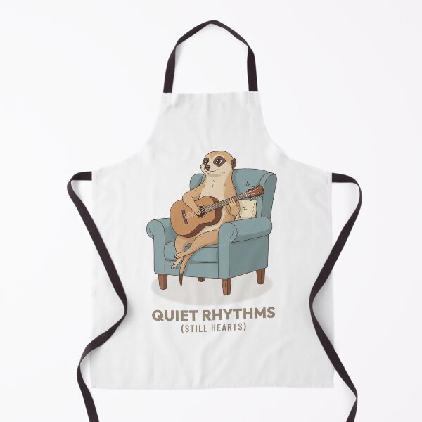Item preview, Meerkat Playing Guitar Acoustic Vintage Aesthetic designed and sold by COZY VINTAGE animal.