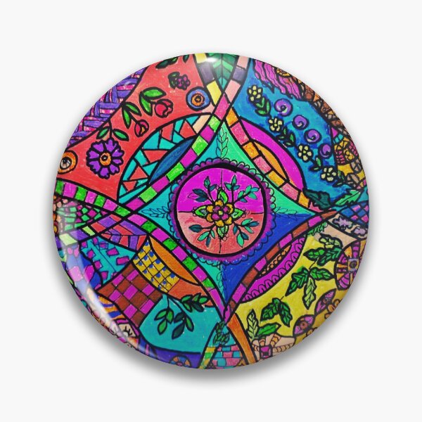 Item preview, Bloomverse - Psychedelic Stained Glass Mandala designed and sold by Selena.m.studio.
