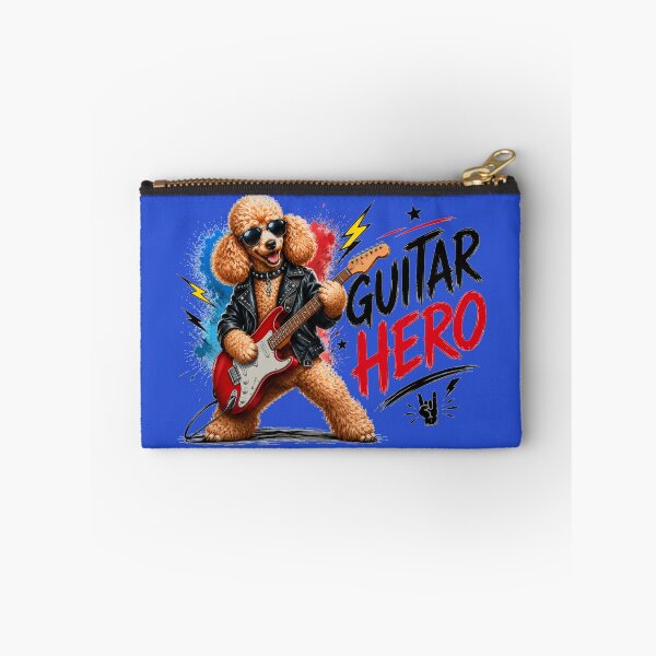 Item preview, Guitar Hero, Poodle Dog Playing on Electric Guitar designed and sold by Evelashop.