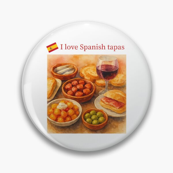 Artikelvorschau, Ich liebe spanische Tapas entworfen und verkauft von Caris Clothing.