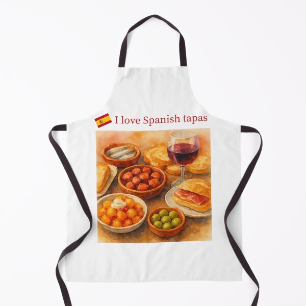 Item preview, I love Spanish tapas designed and sold by Caris Clothing.