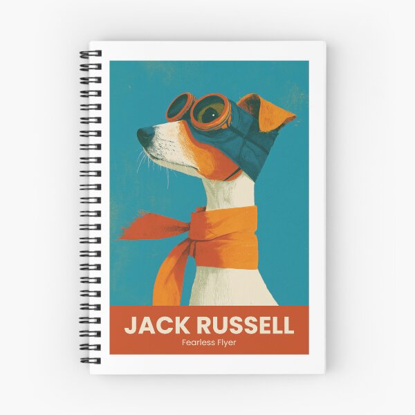 Item preview, Jack Russell, Fearless Flyer Wall Art designed and sold by MarkedArtPrints.