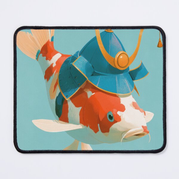 Item preview, Koi Carp, Warrior of the Water Wall Art designed and sold by MarkedArtPrints.