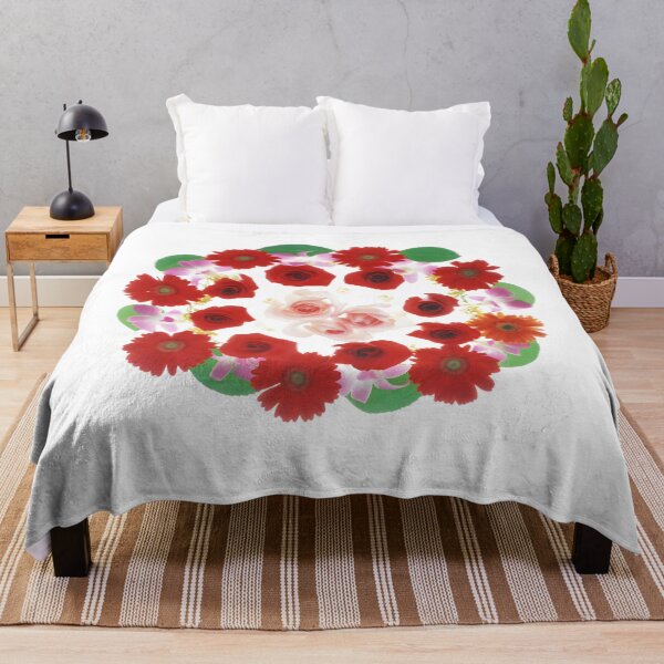 Item preview, Circular Floral Arrangement with Roses and Gerberas designed and sold by interdesigner.