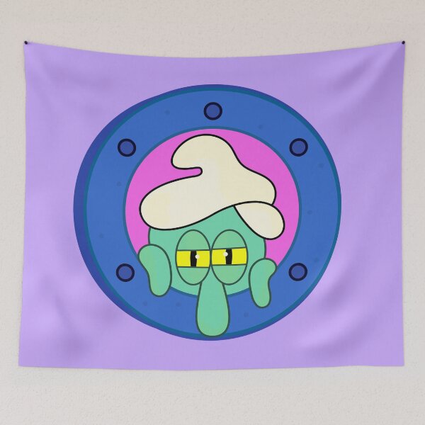 Item preview, Squidward tentacles Through the window designed and sold by DibujandoPorfa.