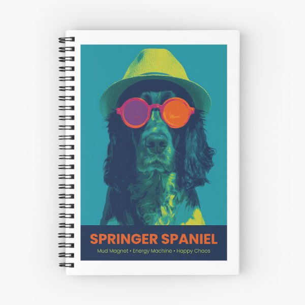 Item preview, Springer Spaniel, Groovy Glasses Wall Art designed and sold by MarkedArtPrints.