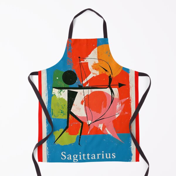 Item preview, Sagittarius Path of the Archer Abstract Zodiac Art with Bold Geometric Motion and Cosmic Adventure designed and sold by OlfactoART Studio.
