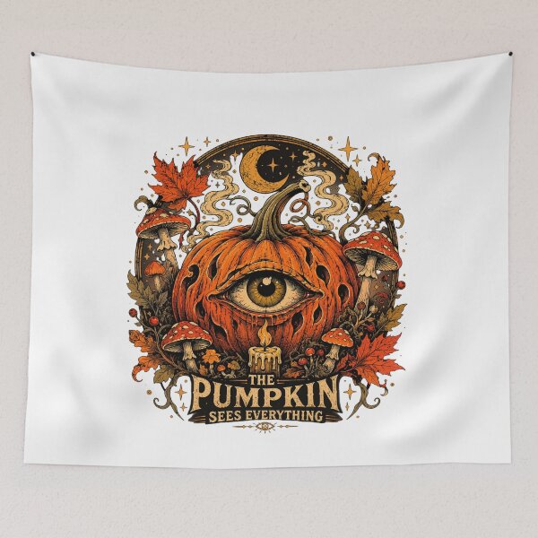 Item preview, The Pumpkin Sees Everything designed and sold by MySthore.