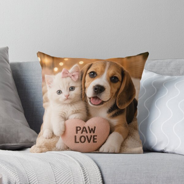 Item preview, Paw Love Puppy and Kitten Portrait designed and sold by BagFactoryUK.