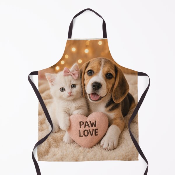 Item preview, Paw Love Puppy and Kitten Portrait designed and sold by BagFactoryUK.