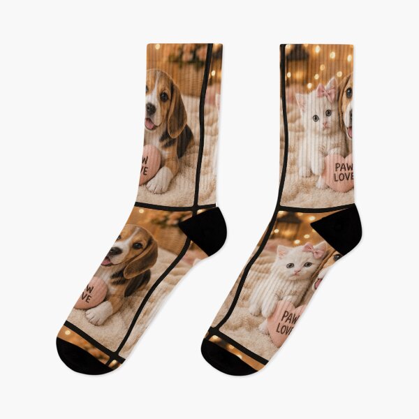 Item preview, Paw Love Puppy and Kitten Portrait designed and sold by BagFactoryUK.