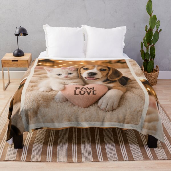 Item preview, Paw Love Puppy and Kitten Portrait designed and sold by BagFactoryUK.