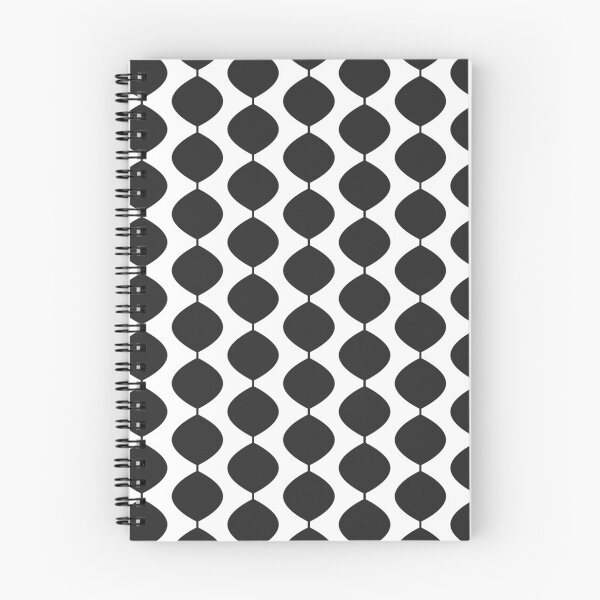 Item preview, Midcentury Modern Retro 60s Waves Pattern  (90% Grey) designed and sold by Makanahele.