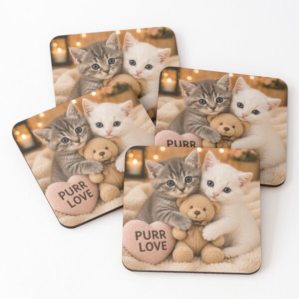 Item preview, Purr Love Kitten Best Friends designed and sold by BagFactoryUK.