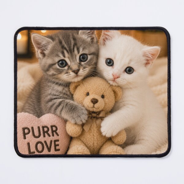 Item preview, Purr Love Kitten Best Friends designed and sold by BagFactoryUK.