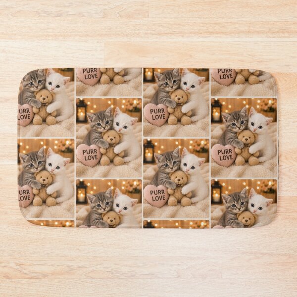 Item preview, Purr Love Kitten Best Friends designed and sold by BagFactoryUK.