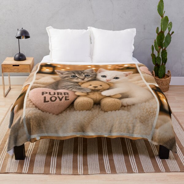 Item preview, Purr Love Kitten Best Friends designed and sold by BagFactoryUK.