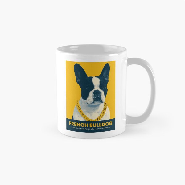 Item preview, French Bulldog, Gold Chain Swagger Wall Art designed and sold by MarkedArtPrints.