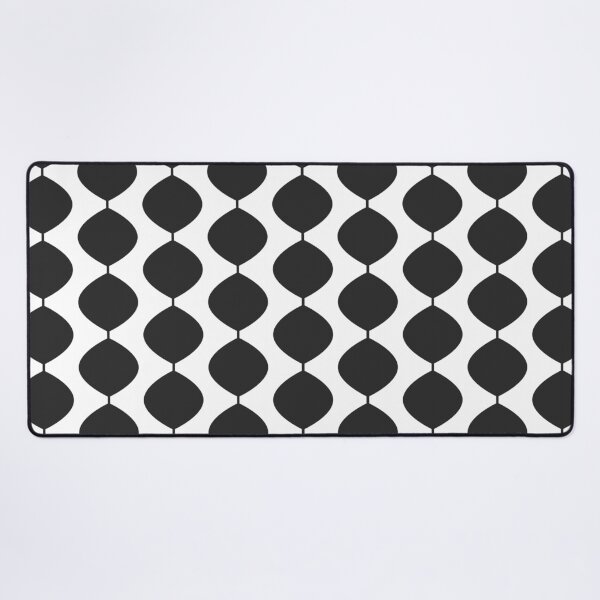 Item preview, Midcentury Modern Retro 60s Waves Pattern (90% Grey) designed and sold by Makanahele.