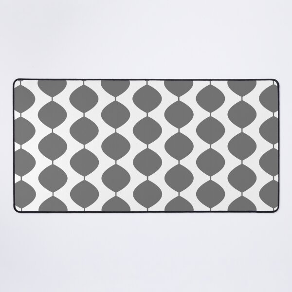 Item preview, Midcentury Modern Retro 60s Waves Pattern  (65% Grey) designed and sold by Makanahele.