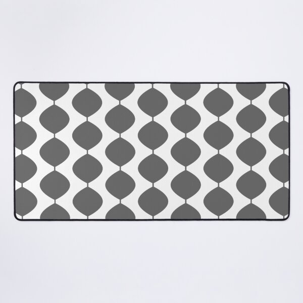 Item preview, Midcentury Modern Retro 60s Waves Pattern  (70% Grey) designed and sold by Makanahele.