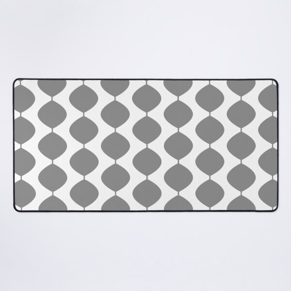 Item preview, Mid Century Modern Retro 60s Waves Pattern (55% Grey) designed and sold by Makanahele.