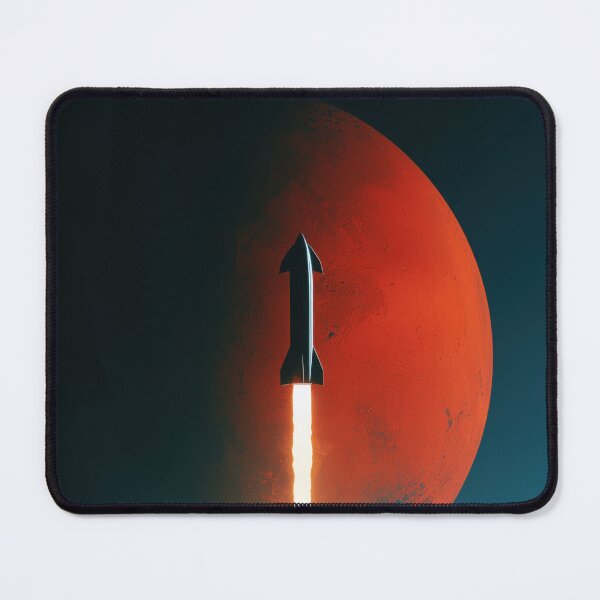 Item preview, To Mars, Rocket Launch Wall Art designed and sold by MarkedArtPrints.