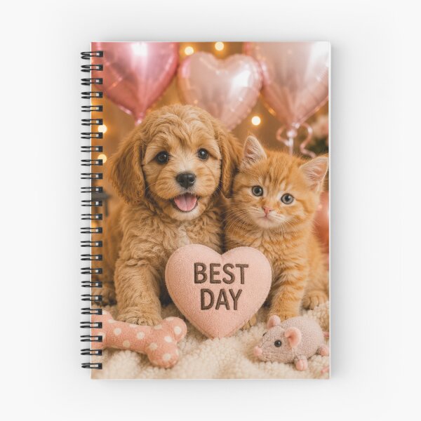 Item preview, Best Day Puppy and Kitten Friends designed and sold by BagFactoryUK.