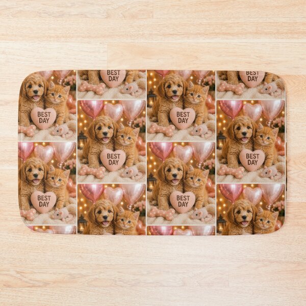 Item preview, Best Day Puppy and Kitten Friends designed and sold by BagFactoryUK.