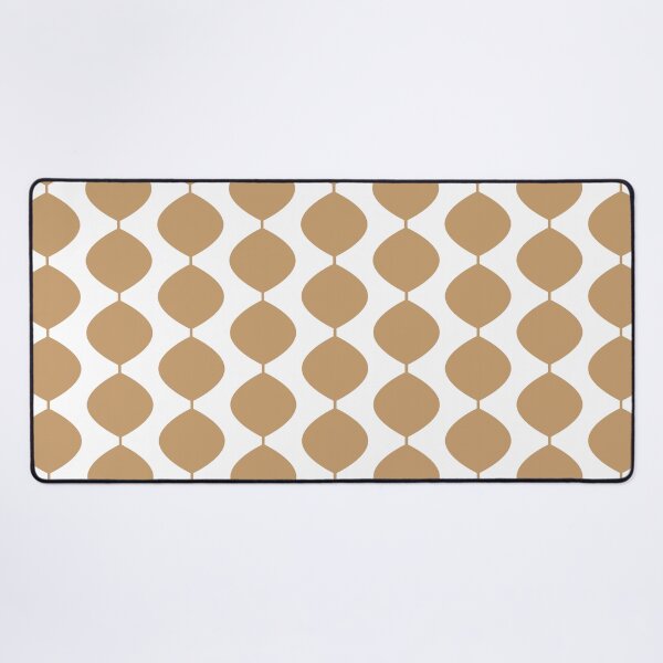 Item preview, Mid Century Modern Retro 60s Waves Pattern (Pale Warm Brown) designed and sold by Makanahele.