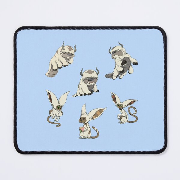 Item preview, Flying Sky Bison & Cute Lemur Fantasy Sticker designed and sold by PrincessLavinia.