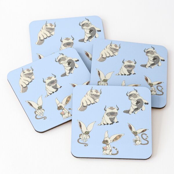 Item preview, Flying Sky Bison & Cute Lemur Fantasy Sticker designed and sold by PrincessLavinia.