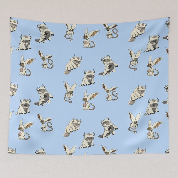 Item preview, Flying Sky Bison & Cute Lemur Fantasy Sticker designed and sold by PrincessLavinia.