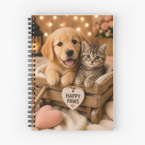 Item preview, Happy Paws Puppy and Kitten Friends designed and sold by BagFactoryUK.