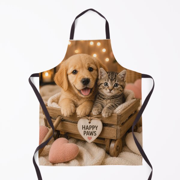 Item preview, Happy Paws Puppy and Kitten Friends designed and sold by BagFactoryUK.