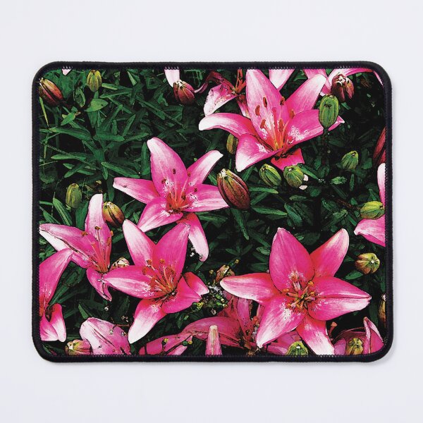 Item preview, Lovely Pink Lilies in Full Bloom Water Color designed and sold by Here's To Endless Possibilities.