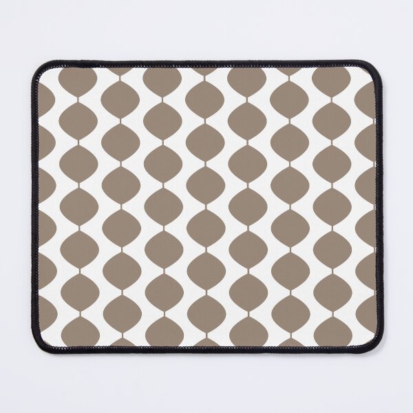 Item preview, Mid Century Modern Retro 60s Waves Pattern (Light Cool Brown) designed and sold by Makanahele.