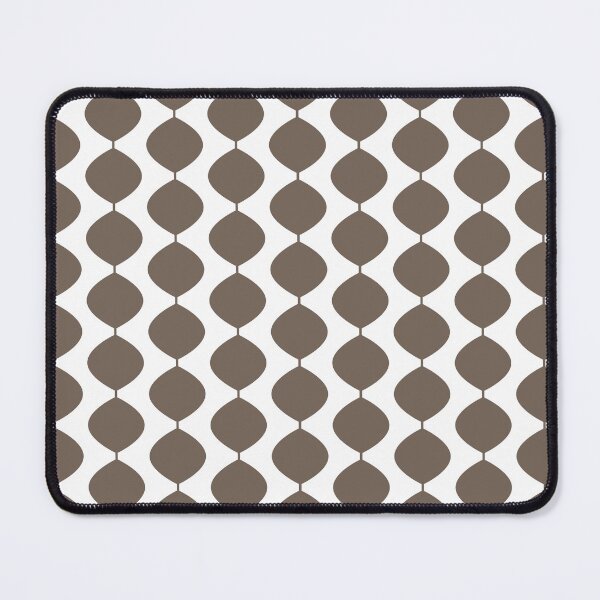 Item preview, Mid Century Modern Retro 60s Waves Pattern  (Medium Cool Brown) designed and sold by Makanahele.