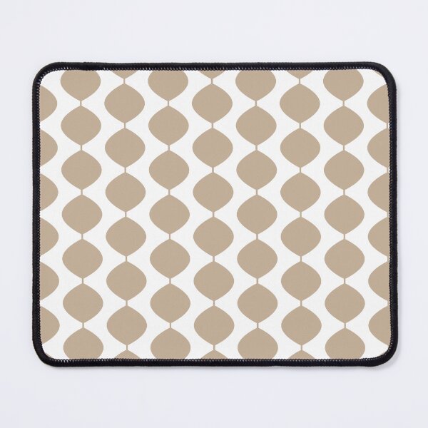 Item preview, Mid Century Modern Retro 60s Waves Pattern (Pale Cool Brown) designed and sold by Makanahele.