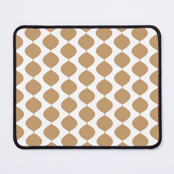Item preview, Mid Century Modern Retro 60s Waves Pattern  (Pale Warm Brown) designed and sold by Makanahele.