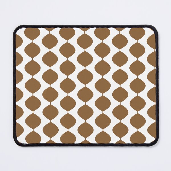Item preview, Mid Century Modern Retro 60s Waves Pattern (Medium Warm Brown) designed and sold by Makanahele.