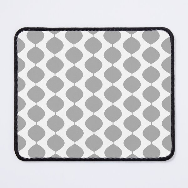 Item preview, Mid Century Modern Retro 60s Waves Pattern (40% Grey) designed and sold by Makanahele.