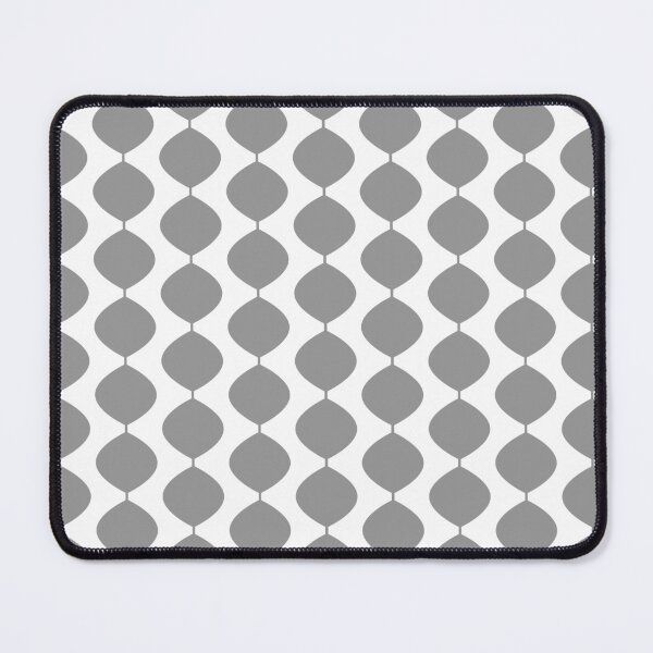 Item preview, Mid Century Modern Retro 60s Waves Pattern  (50% Grey) designed and sold by Makanahele.