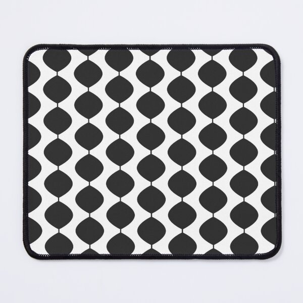 Item preview, Midcentury Modern Retro 60s Waves Pattern (90% Grey) designed and sold by Makanahele.