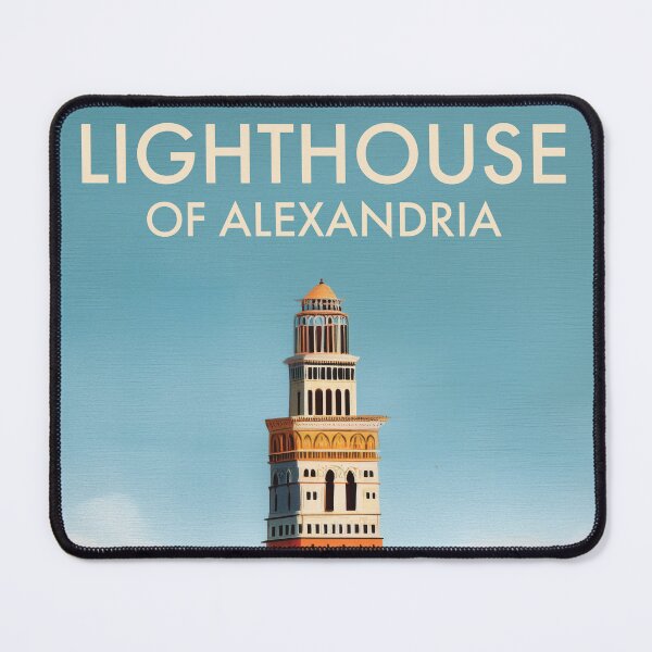 Item preview, Lighthouse of Alexandria, Ancient Beacon Wall Art designed and sold by MarkedArtPrints.