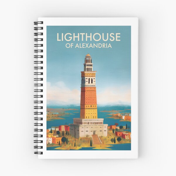 Item preview, Lighthouse of Alexandria, Ancient Beacon Wall Art designed and sold by MarkedArtPrints.