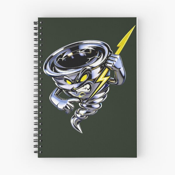 Item preview, The Fury of the Steel Storm Mascot Tornado Chrome & Lightning designed and sold by RAYBIL.