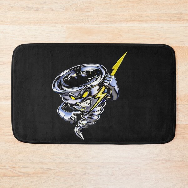 Item preview, The Fury of the Steel Storm Mascot Tornado Chrome & Lightning designed and sold by RAYBIL.