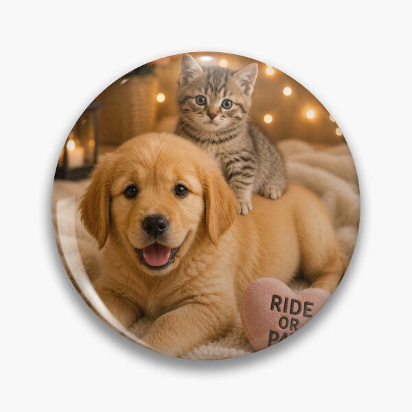 Item preview, Ride or Paw Puppy and Kitten Friends designed and sold by BagFactoryUK.
