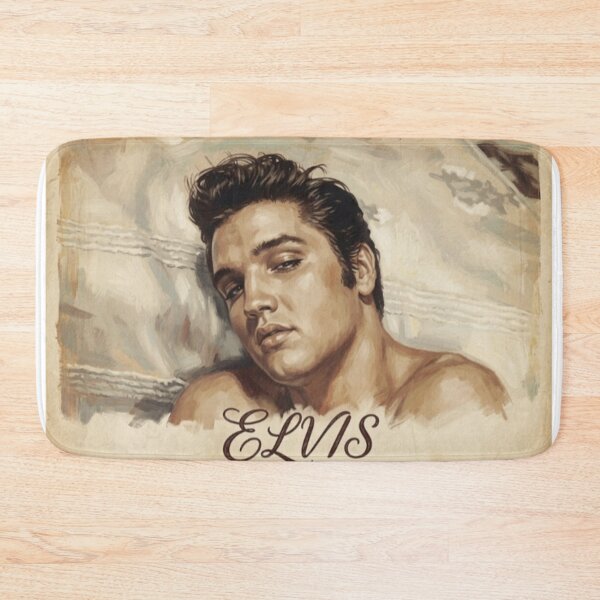Item preview, Elvis Presley - Vintage Painted Portrait Retro Wall Art designed and sold by ElvisVintagePosters.